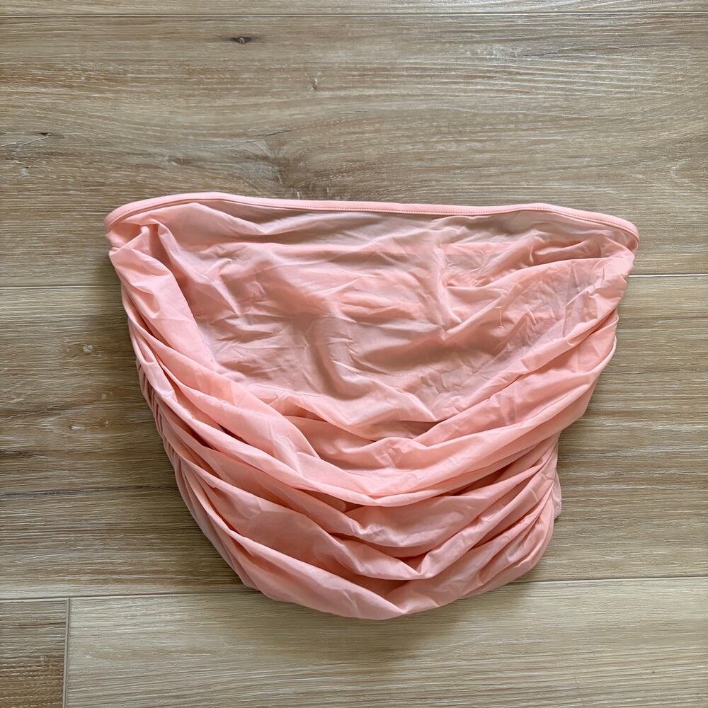 SKIMS Milky Sheer Cropped Tube Top XS